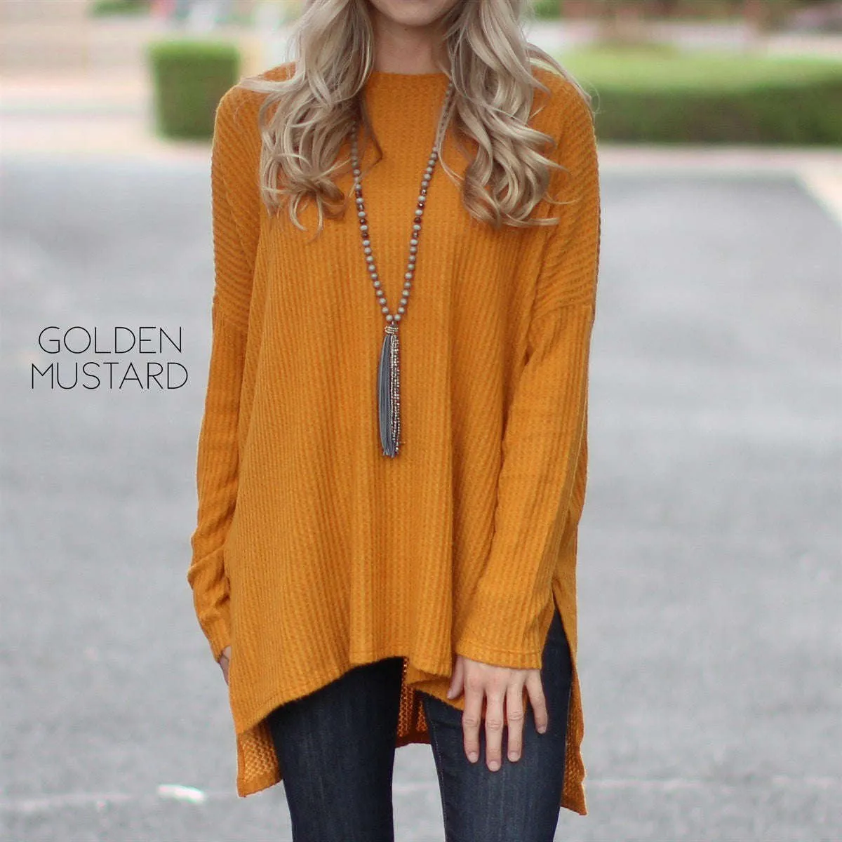 Waffle Flowy Tunic | S-XL